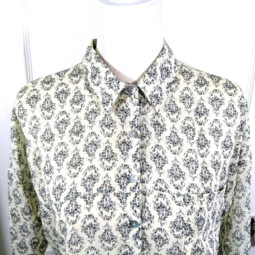 Living Doll Roll Sleeve BlouseTop M